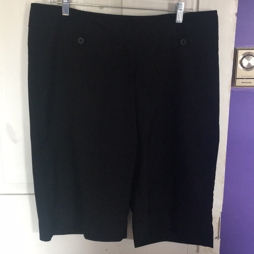 Black dress shorts